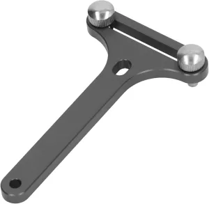 Remove Tighten Watch Case Opener Aluminum Alloy for Repair (Grey) 2 Prong Watches Wrench, officially imitation predetermine Time Saving Professional Easily 