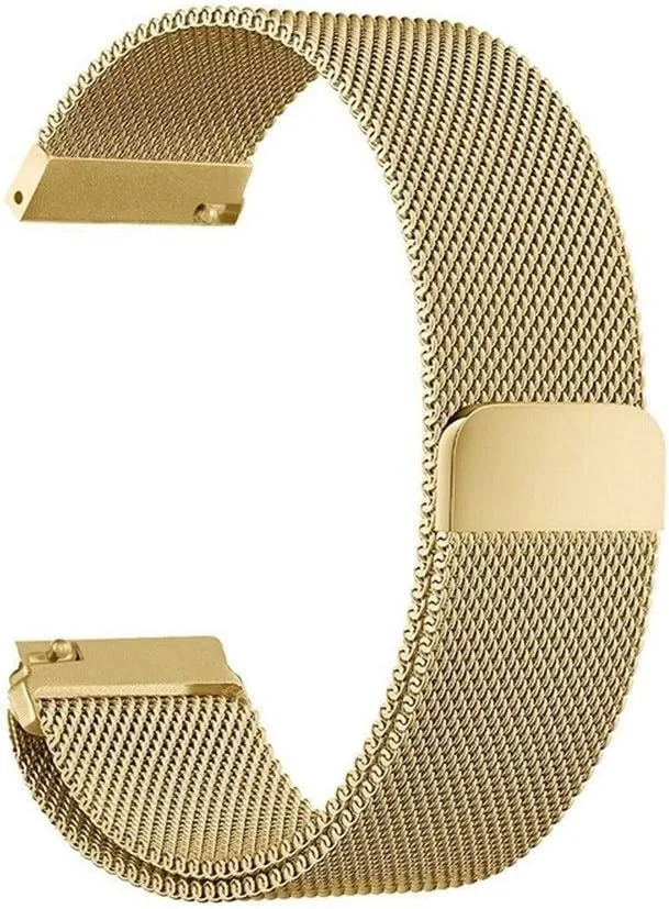 Replacement Band,Watch Straps, Watch Strap Mesh Loop exchange inclination prodigy Interstate bare Watchbands 16mm 18mm 20mm 22mm 24mm Silver Rose Gold Black Bracelet Wrist Watch Band Strap (Band Color : Rose gold, Band Width : 16mm) Metal 
