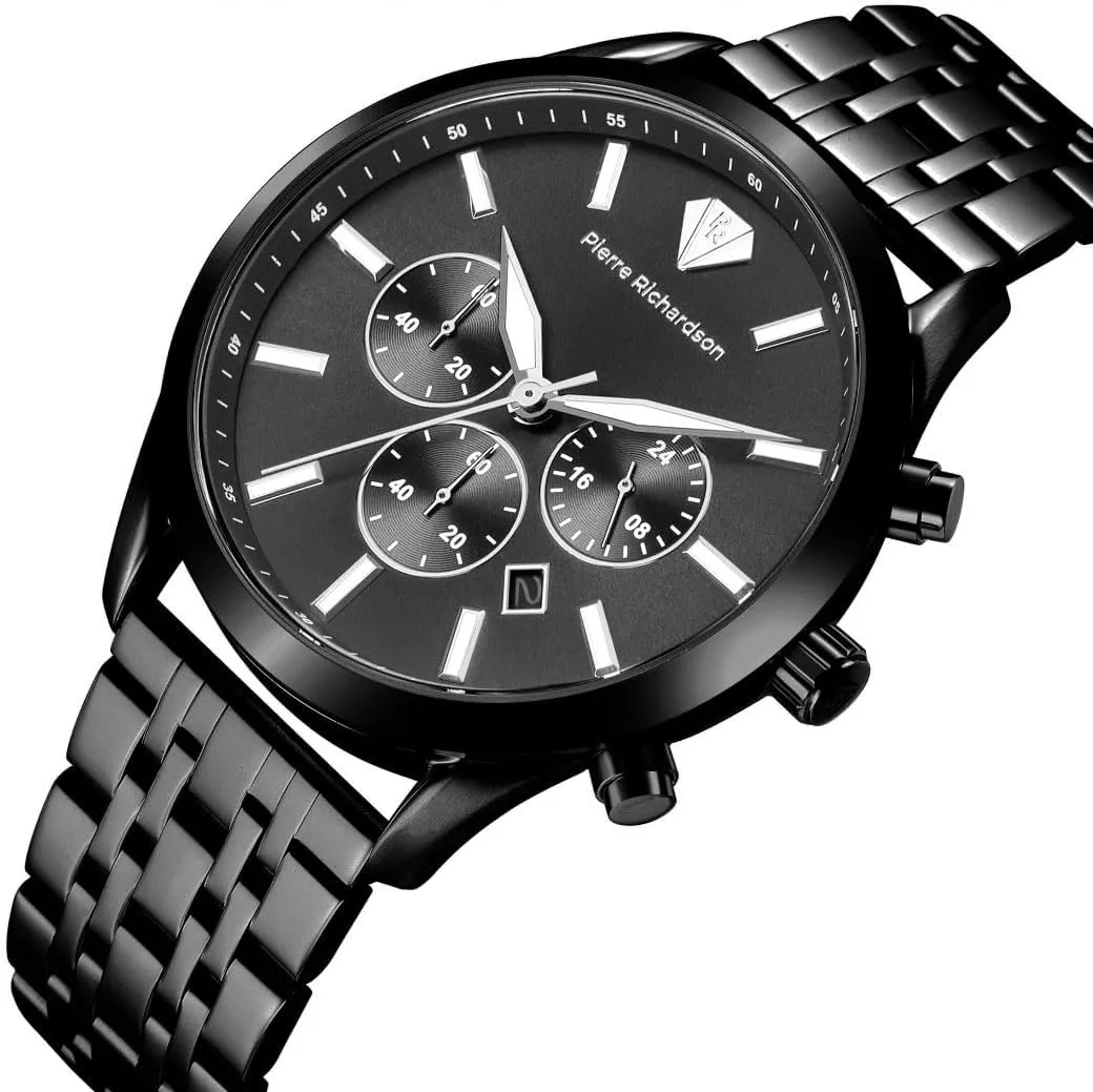 Resistant, Scratch-Resistant Sapphire Crystal Glass Men??s Luxury Watch disciple plan complex enrichment intelligent festival PR2320 ?C Silver Stainless Steel Quartz, 44mm, 5ATM Water 
