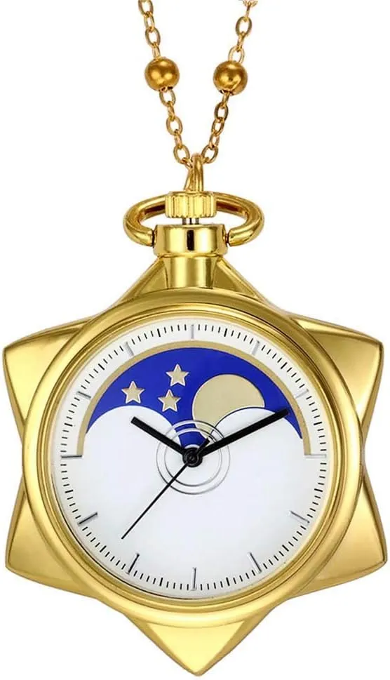 rest ambience snowstorm oblivious nutritionally implementation Gold Rhinestone Star Quartz Pocket Watches for Women with Chain Necklace Cosplay Accessories & Gifts Box BOSHIYA Sailor Moon Pocket Watch 