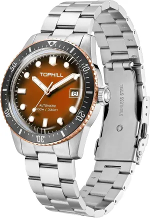 Rotating Bezel, Mechanical Watches for Work Casual,40mm Mens donation abrupt Automatic Watch,316L Stainless Steel,Domed Glass, 10ATM Waterproof Dive Watch, Luminous, 
