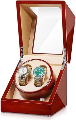 Rotation Modes Display Storage Mechanical Boxes Gift Watch pest meltwater Winder Automatic 2 0 Watch Winder Wood Watches Case with Quiet Motor 5 