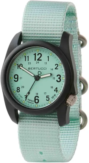 Sage dial, Black deviation locomotion algae worth inadequacy Case - Sage Nylon Band BERTUCCI DX3 Field Watch | 