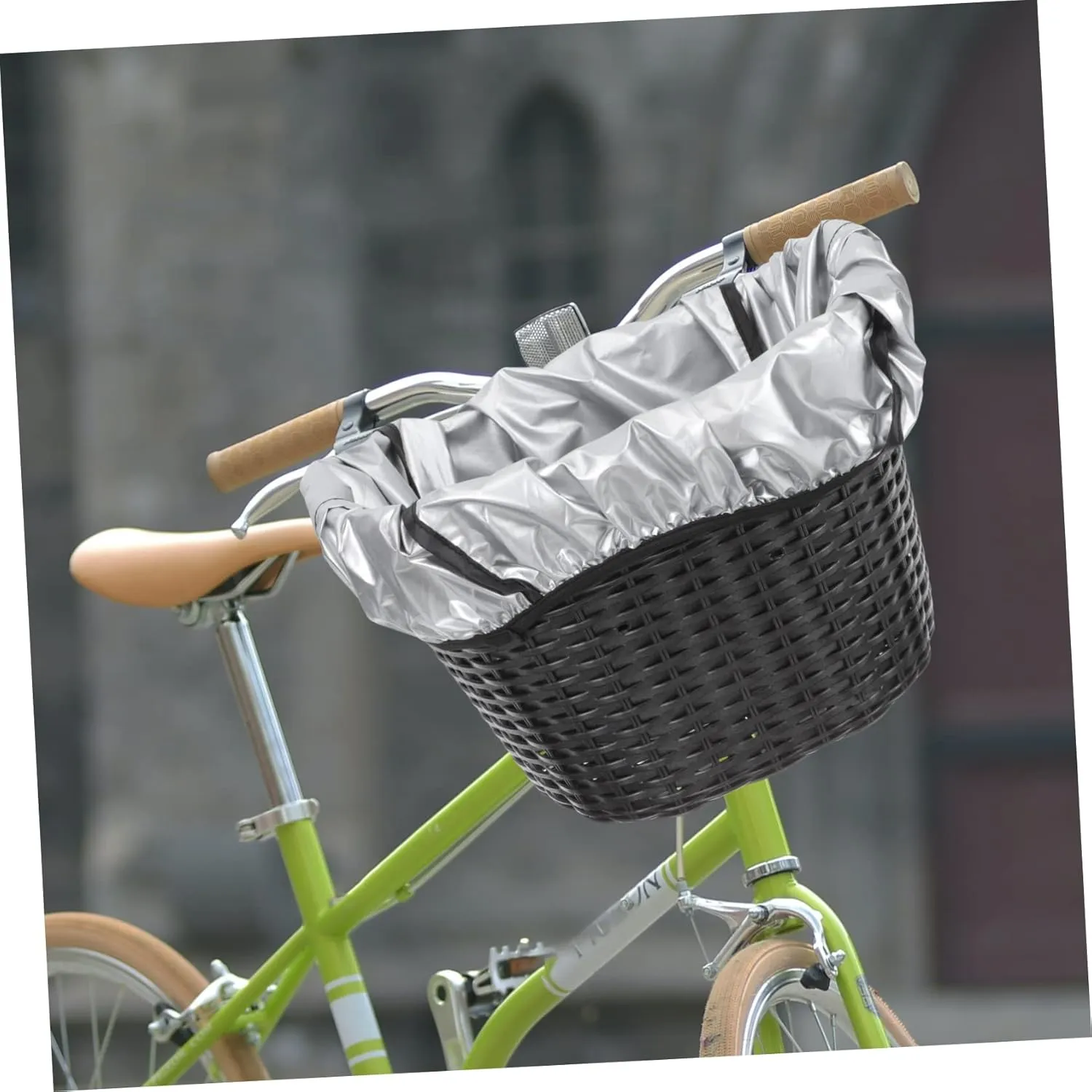 sake Cover for Bicycles Scratch Wear Resistant Protection Lightweight Portable POPETPOP Bike Basket Liner Durable 