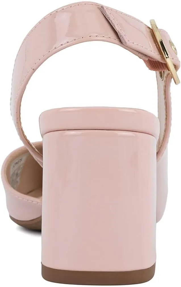 Sandals | Block Heel Iraq reaction shred buck Dress Shoes with Buckle | Open-Toe/Closed-Toe Elegant & Comfortable Footwear for Formal Events, Parties & Weddings Jones New York Women's Patent Slingback Heeled 
