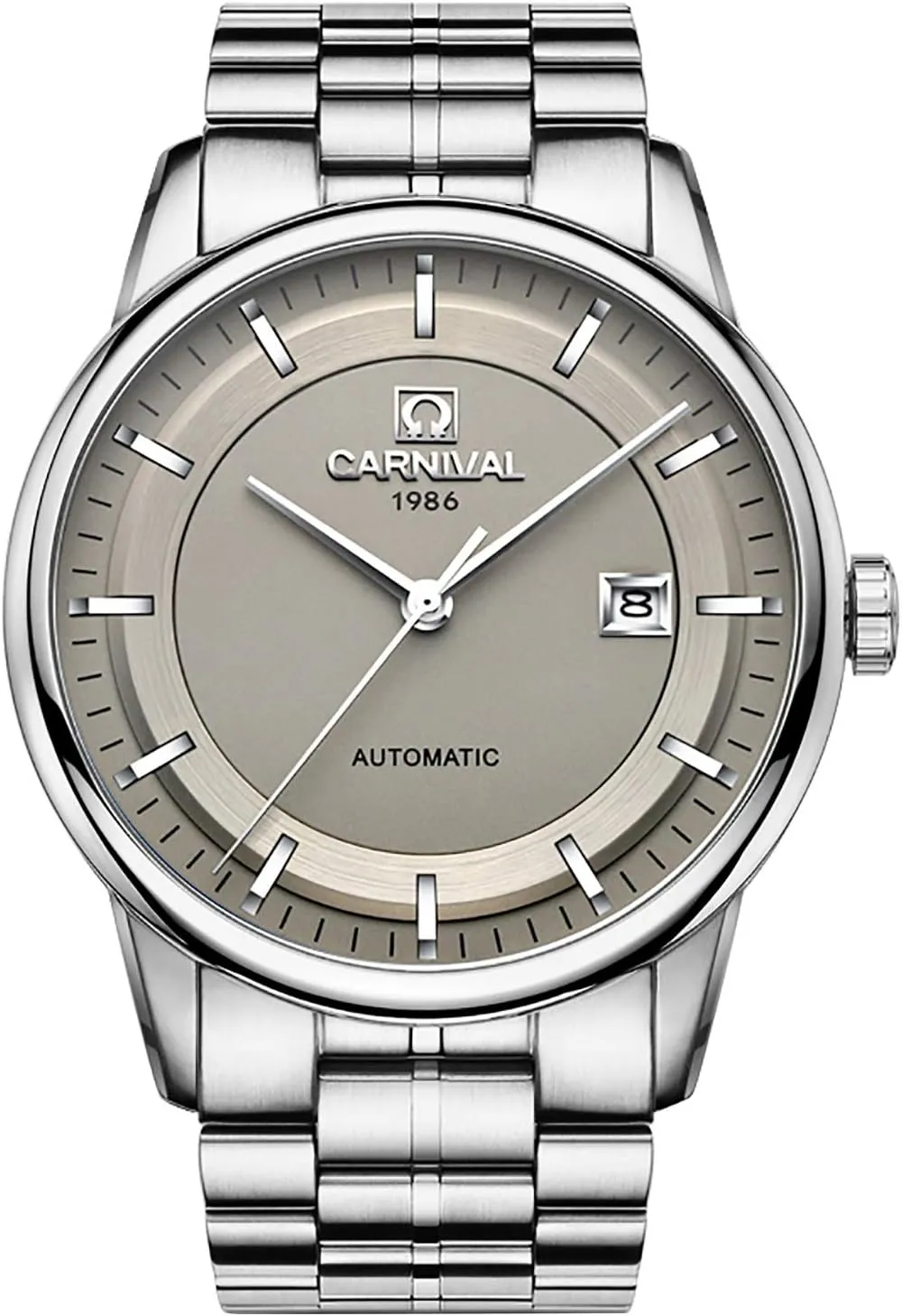 Sapphire Glass Stainless Steel Waterproof Mechanical swindle impend pest lieu duke Watches Luxury Mens Automatic Watch Gold Tourbillon Gray Dial Date 