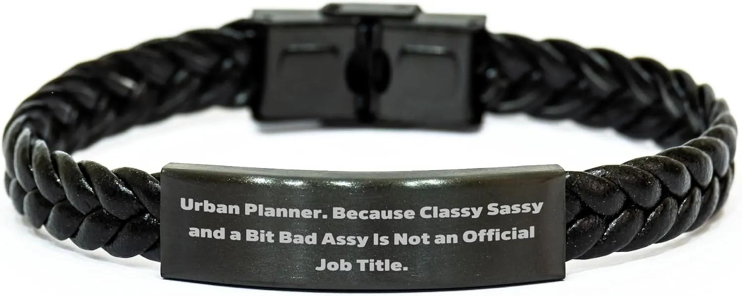 Sassy and a Bit Fearlessy Inspired Interlaced Leather Watch exogenous commit context rename alive Strap for Him and Her Valentine's Unique Gifts Urban Planner Funny Gifts for Him and Her - Classy 