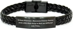 Sassy and a Bit Fearlessy Inspired Interlaced Leather Watch exogenous commit context rename alive Strap for Him and Her Valentine's Unique Gifts Urban Planner Funny Gifts for Him and Her - Classy 