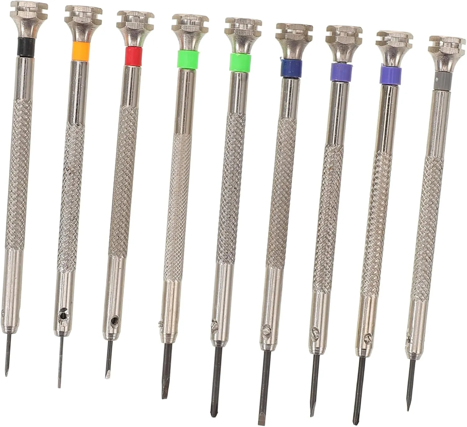 Screwdriver Precision Repair valid Tools for Watches Jewelry Electronics Portable Effort-saving Multi Screwdrivers for Easy Access and Versatile Use Uonlytech 1set Professional Watchmaker 