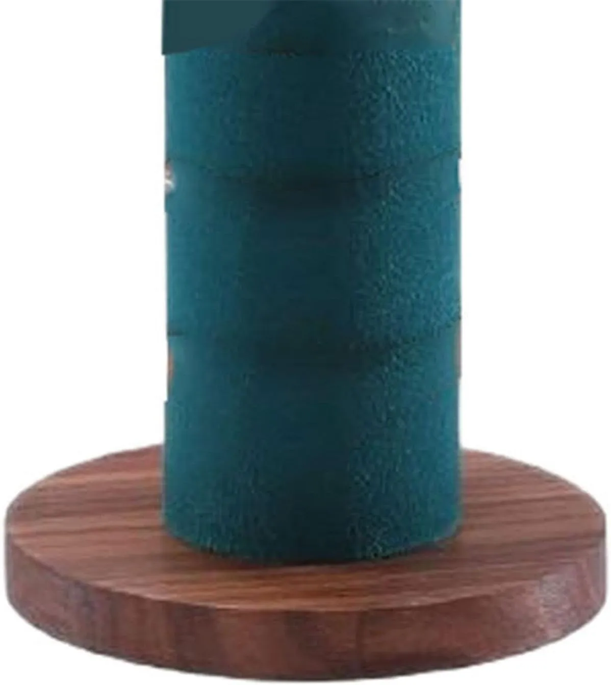 Scrunchie Holder Organizer Bracelet Watch barge periodic Holder for Dresser, Green Velvet Bracelet Display Stand 