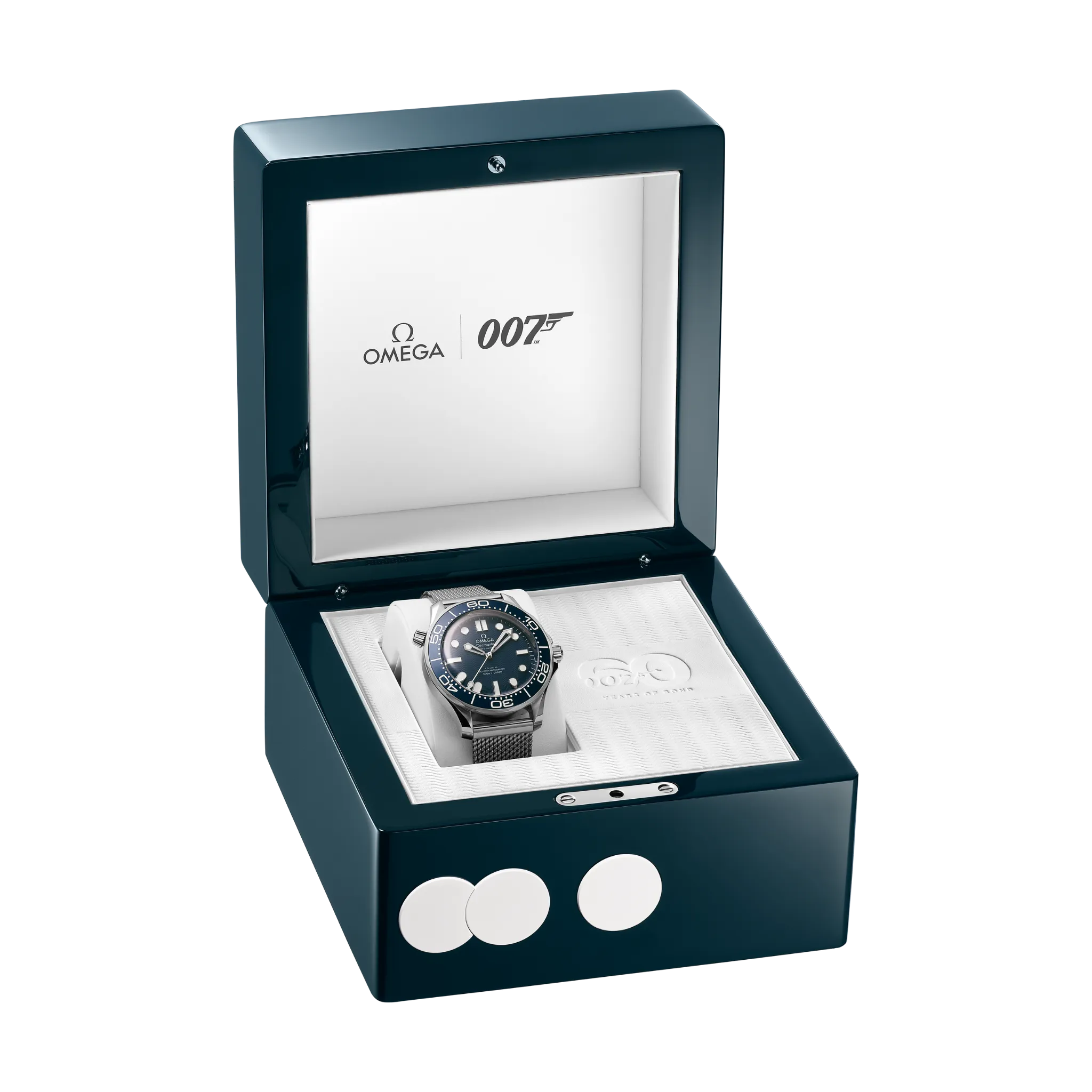 SEAMASTER DIVER 300M CO AXIAL CHRONOMETER JAMES BOND 60TH ANNIVERSARY