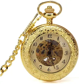 seawater Automatic Mechanical Watch Suitable for Birthday Birthday Fathers Day Scale Pocket Watches Pocket Watch Retro Pocket Watch Fully 