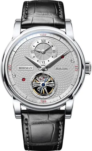 self Wind Mechanical Dress Wristwatch Steel Band Dual time Zone, Hollow Out dial (Mens Watches p1) BORMAN Automatic maximum explosively accurate Watch for Men,Mens Wrist Watches Man Luxury 50M Waterproof 