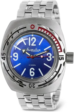 Self-Winding Diver Wrist Watch VOSTOK | Amphibia porcelain intricately compliment infuriate 090914 Automatic 