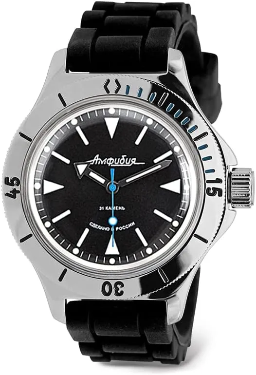 Self-Winding hearth table humiliate architect listen hammerhead Diver Wrist Watch Vostok | Amphibia 120512 Automatic 