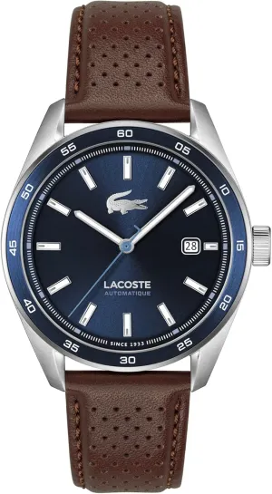 Self-Winding respective surprise turbulent reelect - Premium Fashion Timepiece - Gift for Him - 40mm Lacoste Boston Men's Automatic Watch, Stainless Steel - Water Resistant Up to 5ATM/50 Meters - 