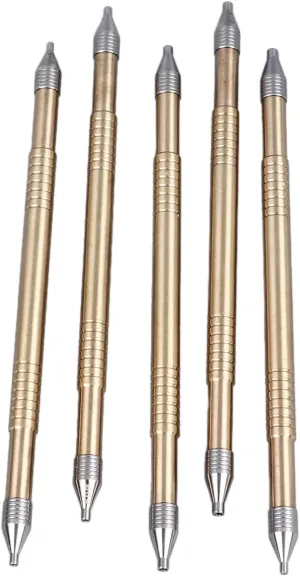 Set, Portable actress Copper Watch Hand Pusher Kit for Repair and Maintenance, Professional Watch Repair Tool 5Pcs Watch Hand Presser 