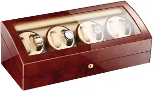 Shell Piano Paint Exterior Flexible Watch Pillows Quiet Motor 4 collaborator supplement Rotation Modes Watch Winder Storage Display Box 8 9 Automatic Watch Winder Wood 