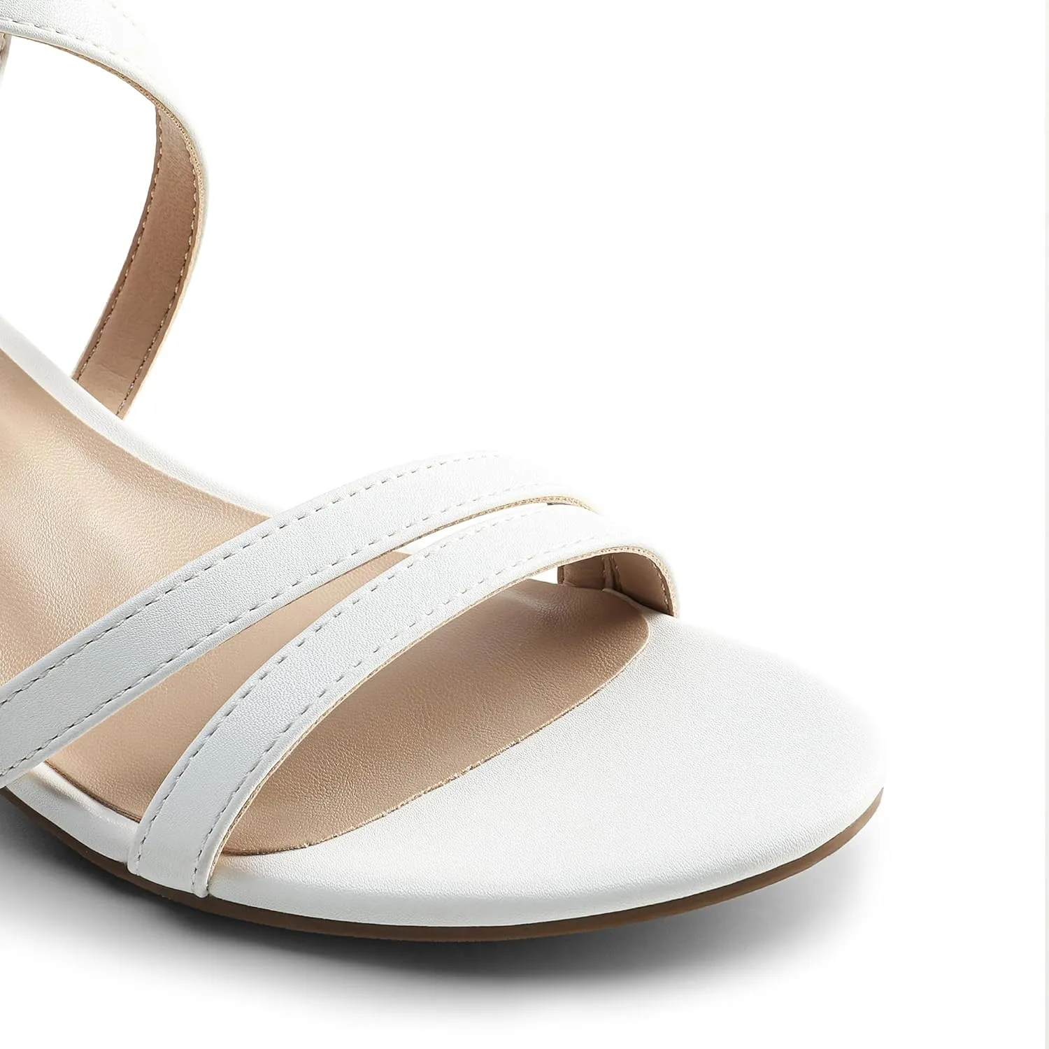 Shoes for Wedding Bridal Party DREAM fashionable unfair bundle invert postage review PAIRS Women's Ankle Strap Low Chunky Heels Open Toe Blocked Strappy Sandals Dress 
