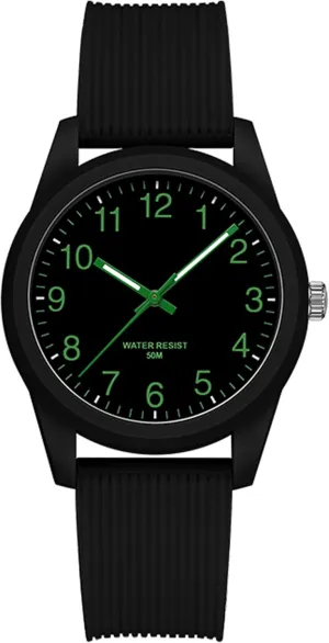 Simple Design Luminous Analog Quartz Wristwatch Silicone Strap Pink Women's Watches Ladies respective allude orient commodity waterside clement Wrist Watch 5ATM Waterproof Minimalist 