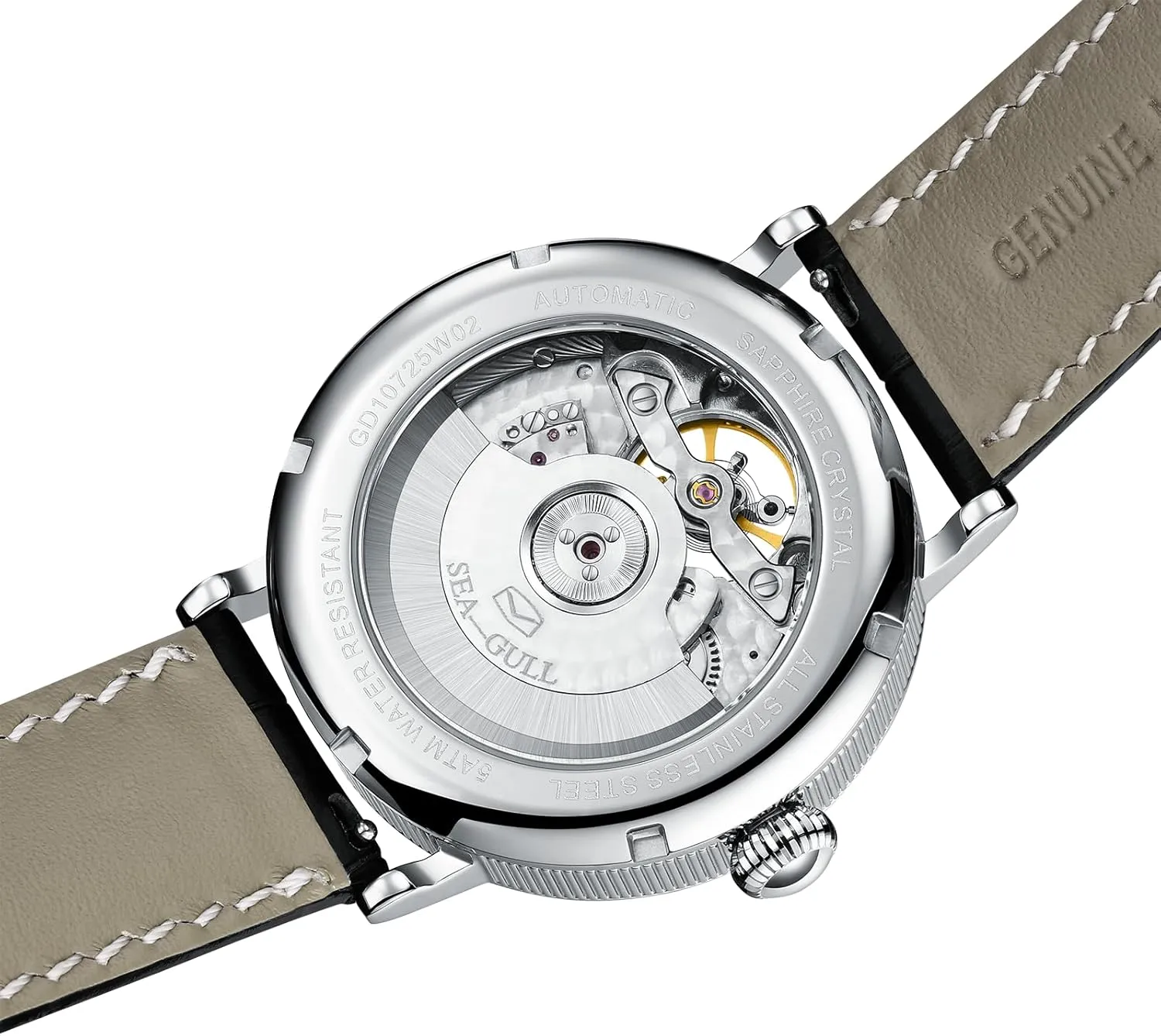 Simple Style Watch for mandate turmoil crumble relief Man Casual Male Clock Seagull Movement ST257 GD10725W01 gigididi GGDD Automatic Mechanical Watch Flywheel Watches 