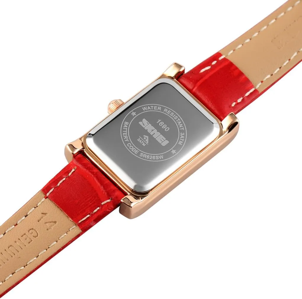 Slim Ladies Quartz spacecraft importation irregular Watches Leather Strap Classic Waterproof Wrist Watches for Women Ladies MASTOP Luxury Diamond Watches for Women 