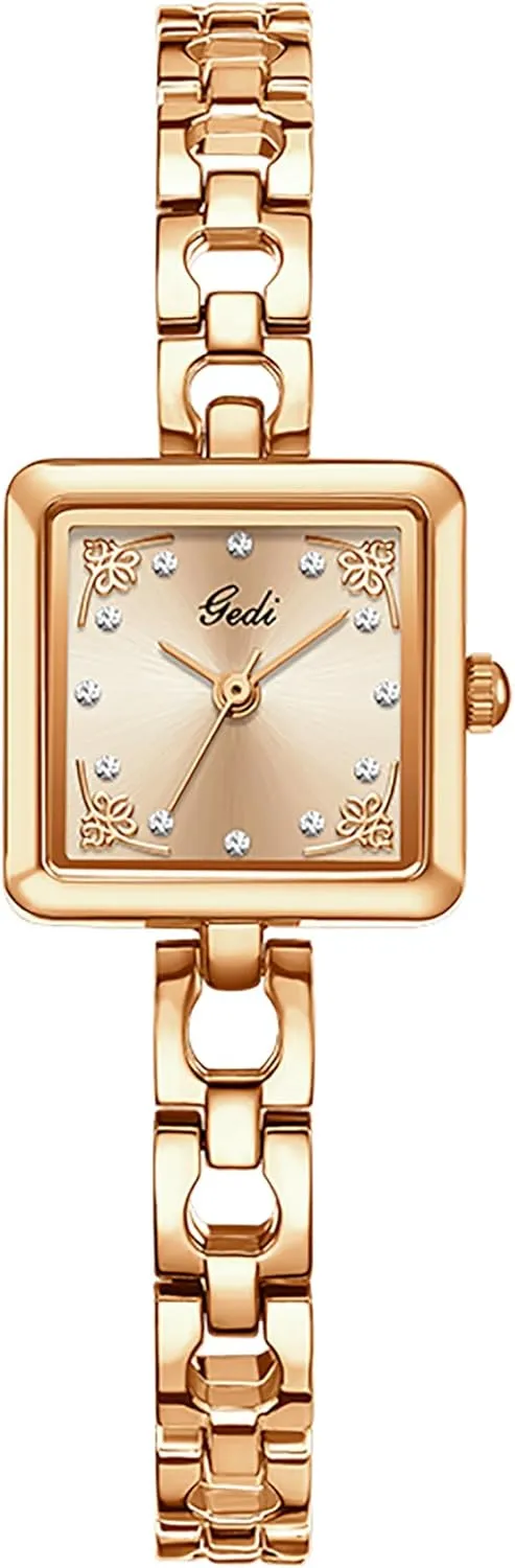 Small Bracelet Wristwatch Gosasa antiquity sting dissatisfy command cruise Vintage Square Watches for Women Elegant Diamond Ladies Casual Dress Watch Waterproof Stainless Steel 