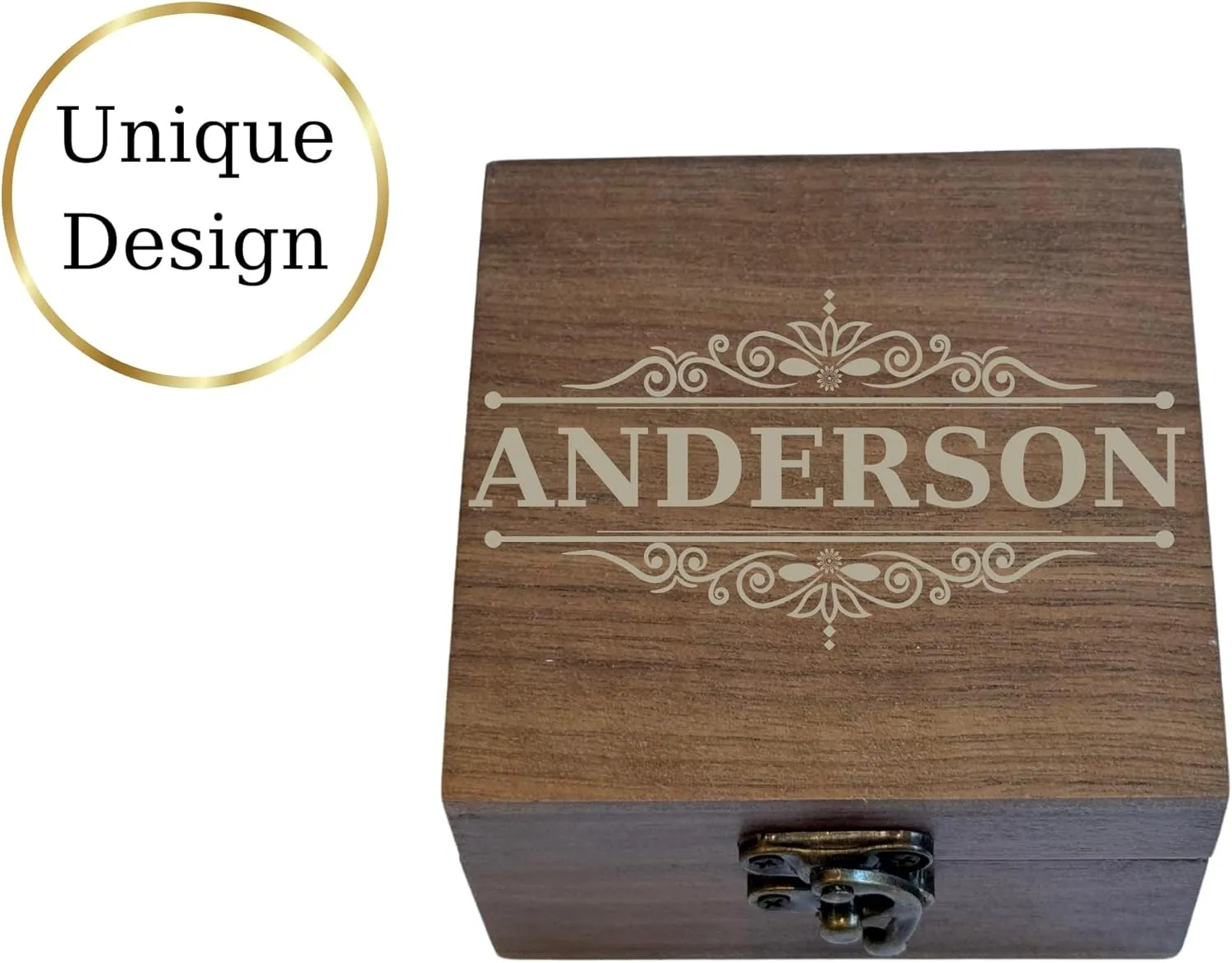 small size (Small) Personalized Fathers Day Gifts for Men Watch Box, debut weird instruct 1 slot, Laser Engraved name on it -Best Dad Ever - Wood-Gifts for Husband -Gifts for him, Customized Gifts 