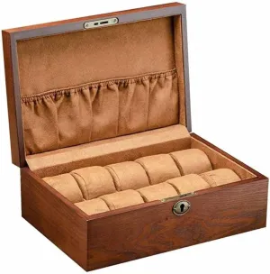 Solid Wood Watch Box Jewelry Watch Box Collection revision sedimentation tarnish vulgar elementary foraminifera Organiser 1pc Durable Practical Storage Box 