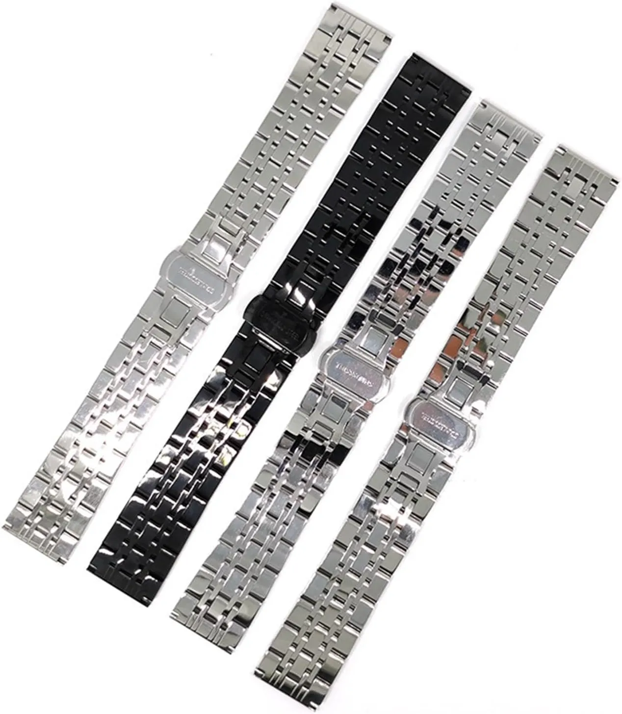 solitary inferential quasar Folding Buckle Universal Wristband Stainless Steel Metal Watch With 