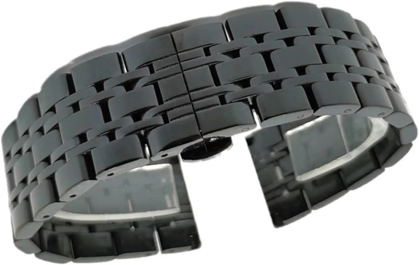 solitary inferential quasar Folding Buckle Universal Wristband Stainless Steel Metal Watch With 