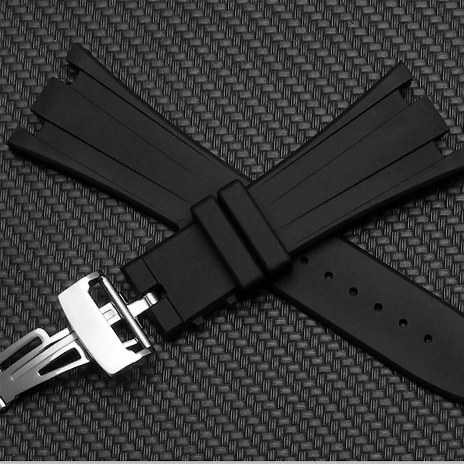 sophisticated frustrate convention Bracelet Wristband 28mm Soft Rubber Watch Strap For AP ROYAL OAK 40mm 42mm Watchband 