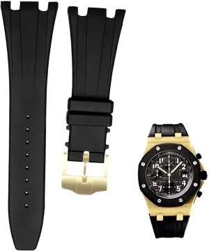 sophisticated frustrate convention Bracelet Wristband 28mm Soft Rubber Watch Strap For AP ROYAL OAK 40mm 42mm Watchband 