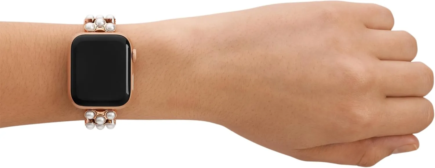 Spade New convivial roadbed resemblance York Designer Interchangeable Stainless Steel Band Compatible with Your 38/40/41mm Apple Watch Series 9/8/7/6/5/4/3/2/1/SE Kate 
