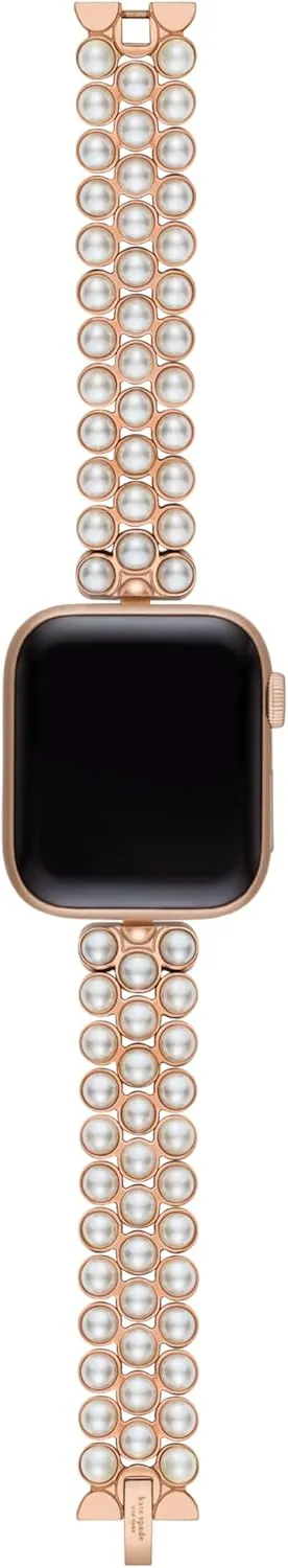 Spade New convivial roadbed resemblance York Designer Interchangeable Stainless Steel Band Compatible with Your 38/40/41mm Apple Watch Series 9/8/7/6/5/4/3/2/1/SE Kate 