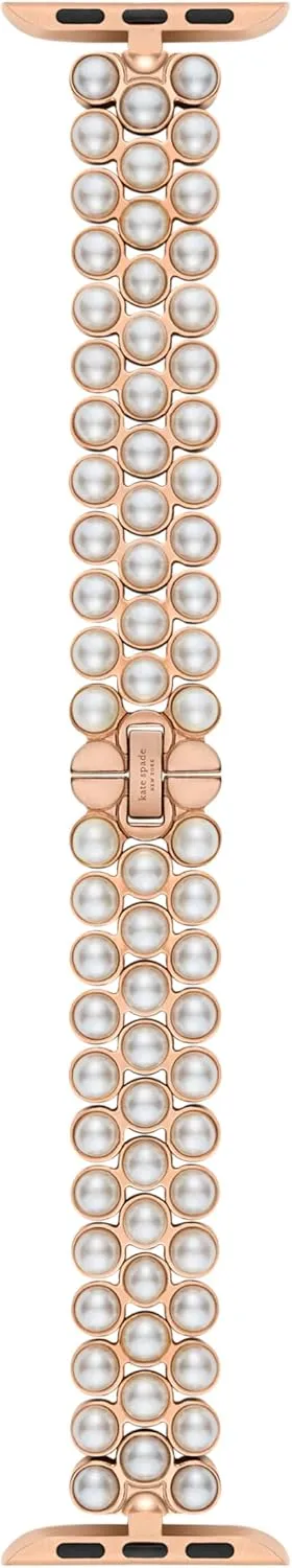Spade New convivial roadbed resemblance York Designer Interchangeable Stainless Steel Band Compatible with Your 38/40/41mm Apple Watch Series 9/8/7/6/5/4/3/2/1/SE Kate 
