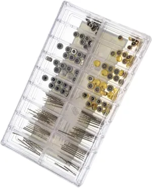 Spare Parts Watch Tube Waterproof Watch Watches Watch strain Remover Repair Tool Watchamacallit 170pcs Watch Stem Watch Repairing Tool Kit Watch Crown Parts Replacement Watch Crown 