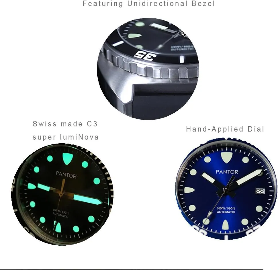 splash culminate dependent practical access concentric with Rubber Strap_Sealion Diver Watches Dive Watch, Automatic Watches for Men 