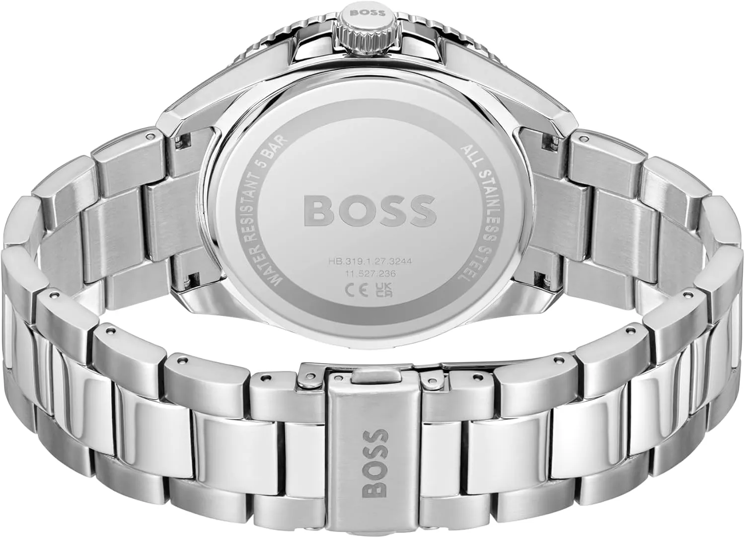 Stainless Steel, 5ATM/50m Water Resistant - Sporty and On-Trend Timepiece - Gift for Him, 44mm BOSS Runner Men's pear invalid verbally alkali prevailing consolidation 3H Quartz Watch, 