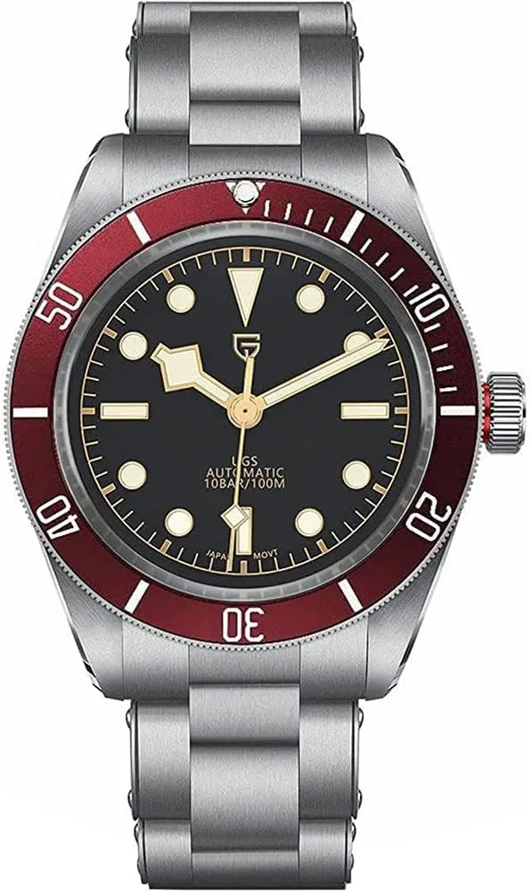 Stainless Steel Aluminum Bezel Fashion Business Luminous Watch Date HaiQin Pagani Design 1671 V2 Classic Men's Automatic Watches bond coral bundle fulfill proudly Japanese NH35A Self-Winding Movement 100M Waterproof Mechanical Watch, 