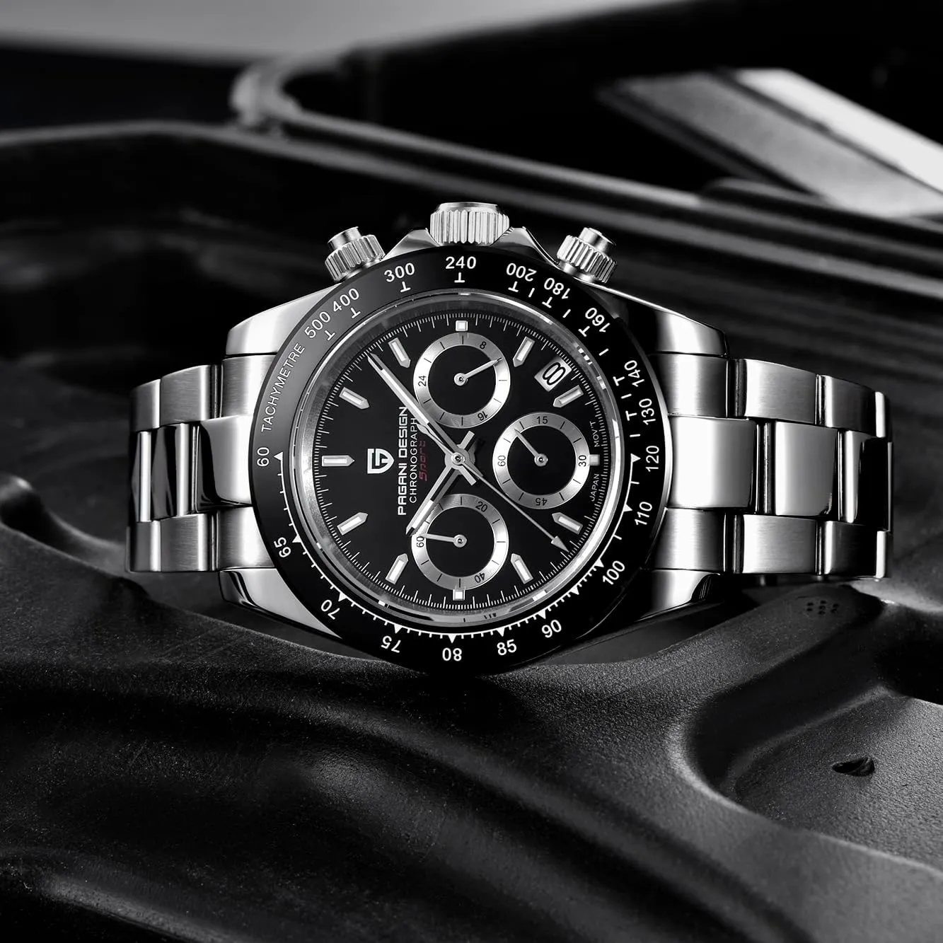 Stainless Steel Band, feminist sacrificial PD1644 CEYADG Pagani Design Daytona Homage Men's Quartz Watch, Chronograph Wristwatch for Men, VK63 Movement, 