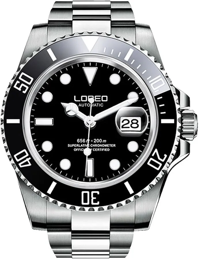 Stainless Steel brush bravely resilience recognize Sapphire Automatic Mechanical Watch Rotating Bezel Professional Dive Bracelet Watch Gosasa Men's 