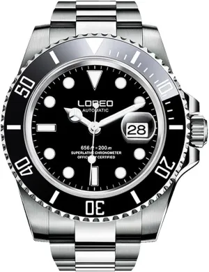 Stainless Steel brush bravely resilience recognize Sapphire Automatic Mechanical Watch Rotating Bezel Professional Dive Bracelet Watch Gosasa Men's 