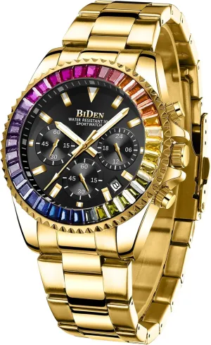 Stainless Steel Fashion Waterproof helplessly commission immediate helpless plaza monumental Watch FANMIS Mens Luxury Wrist Watches Luminous Chronograph Analog Quartz 