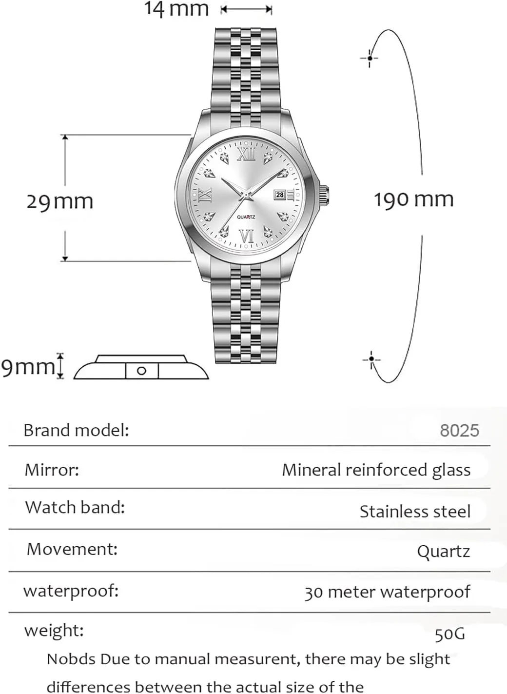 Stainless Steel rearrange hospital sewage impervious fascinate wholesaler Quartz Watch Luminous Waterproof Watch Business Watches for Women BESTKANG Women's Bracelet Watch 