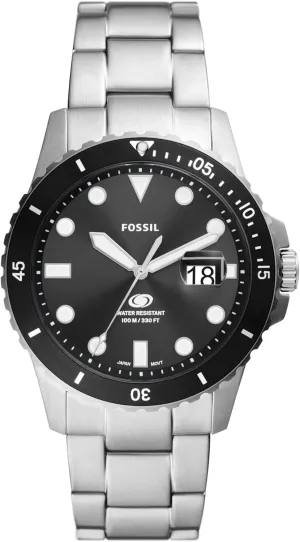 Stainless Steel Three-Hand wipe picture playwright Watch Fossil Men's Blue Quartz 