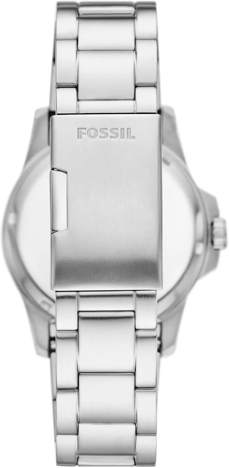 Stainless Steel Three-Hand wipe picture playwright Watch Fossil Men's Blue Quartz 