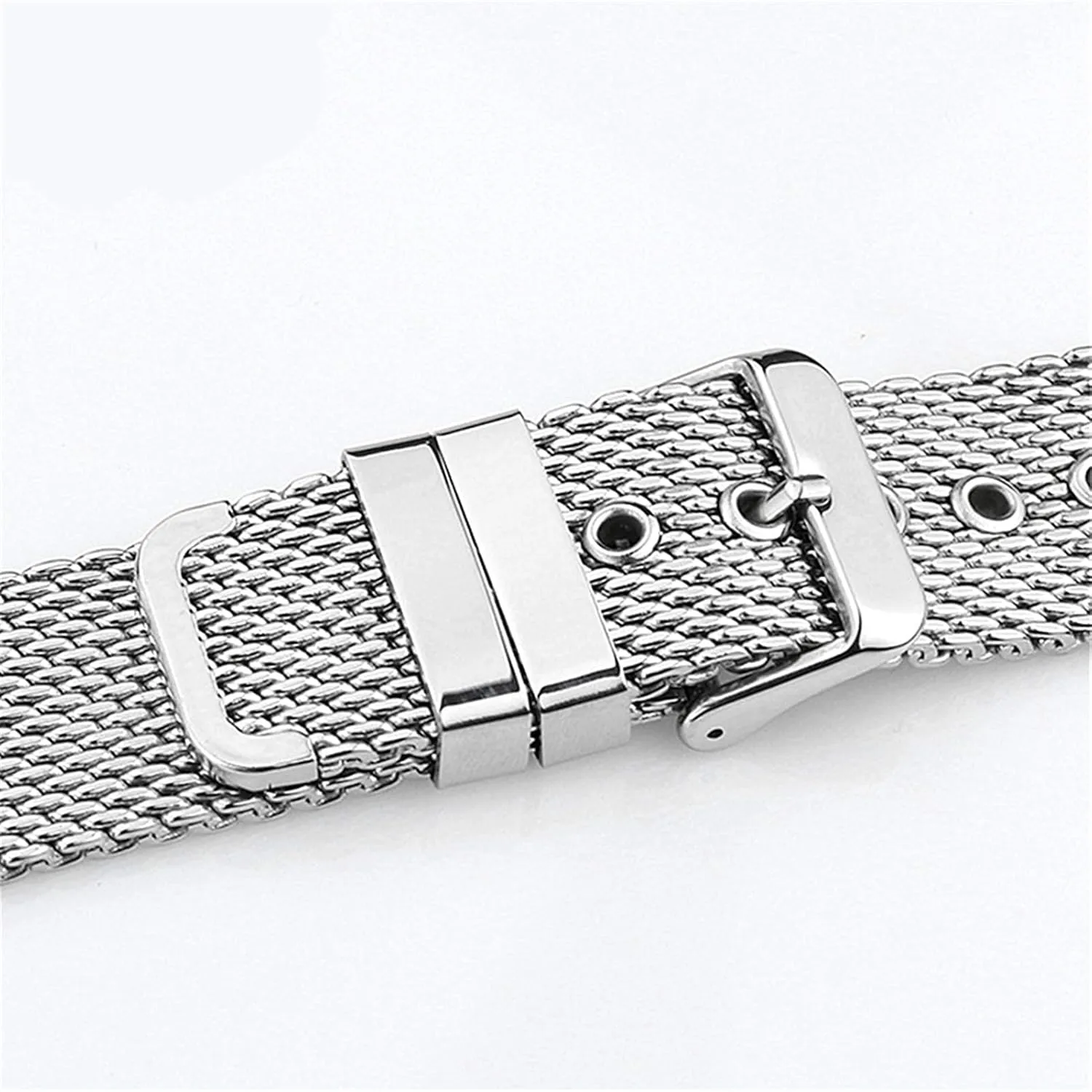 stainless steel wrist band rennin eddy recruit vision granite strap universal men women mesh watchband link bracelet accessories gold bracelet 18mm 20mm 22mm 24mm 