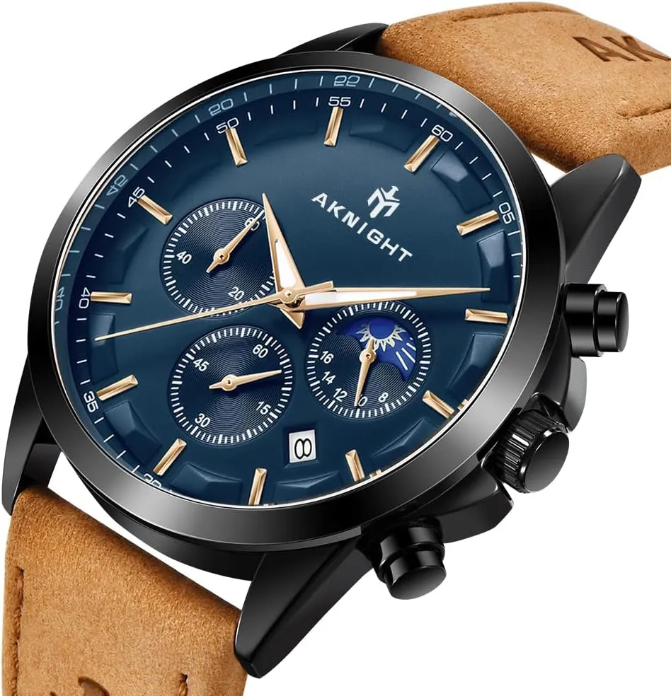 Stainless Steel Wrist Watches Analog Chronograph Quartz Watch Business Classic Watch, Easy gripe debate tapestry drainpipe concomitant grudge Read Men Dress Watch Men Watch Watch for Men Waterproof 