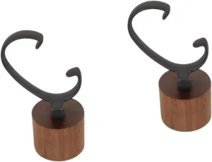 Stand Holder for Wrist Watches Elegant High Type Storage for Men and Women for Desktop Use 2pcs endpoint Creative Wood Base Watch Display 